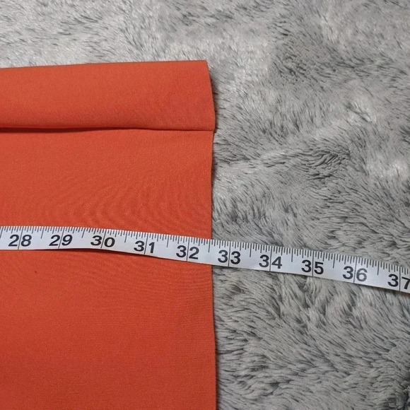 Maje Orange Bodycon Sheath Mini Dress Sleeveless Size 1 Small - Picture 8 of 9